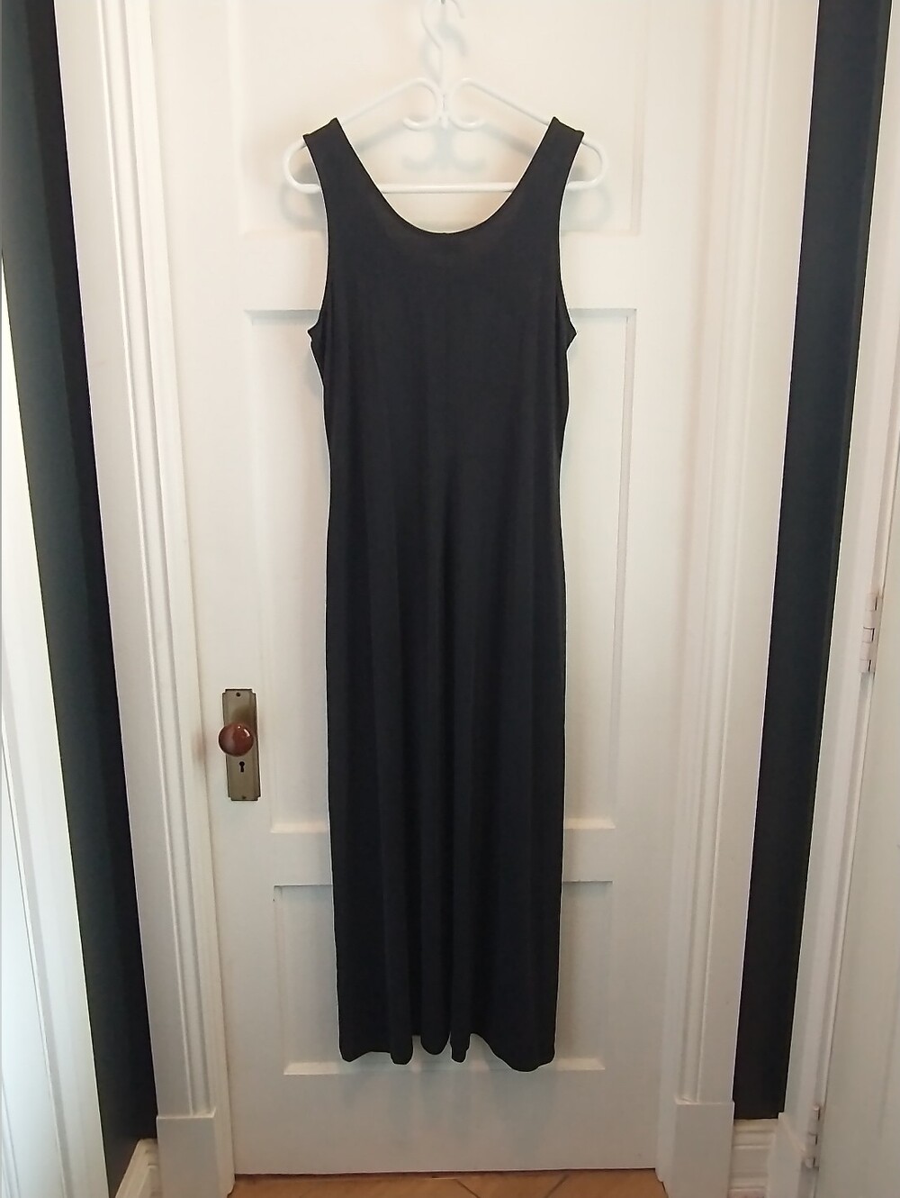 FRANK AND OAK MAXI BLACK DRESS
